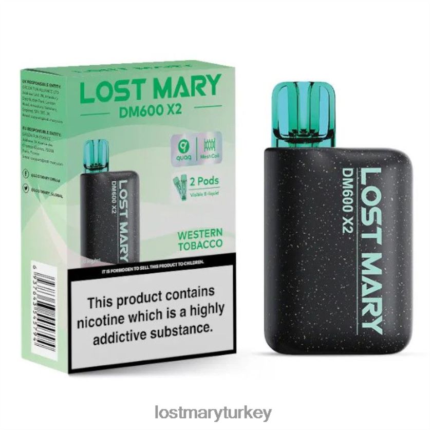LOST MARY Fiyat - kayıp mary dm600 x2 tek kullanımlık vape batı tütünü ZXVTXX201