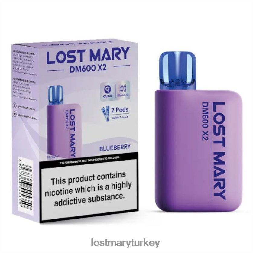 LOST MARY Online Store - kayıp mary dm600 x2 tek kullanımlık vape Yabanmersini ZXVTXX189