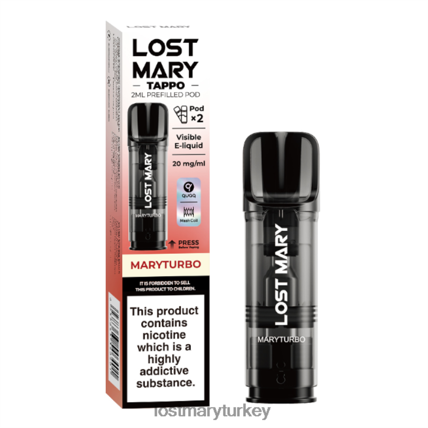 LOST MARY Vape Flavors - Lost Mary Tappo önceden doldurulmuş kapsüller - 20mg - 2pk maryturbo ZXVTXX185