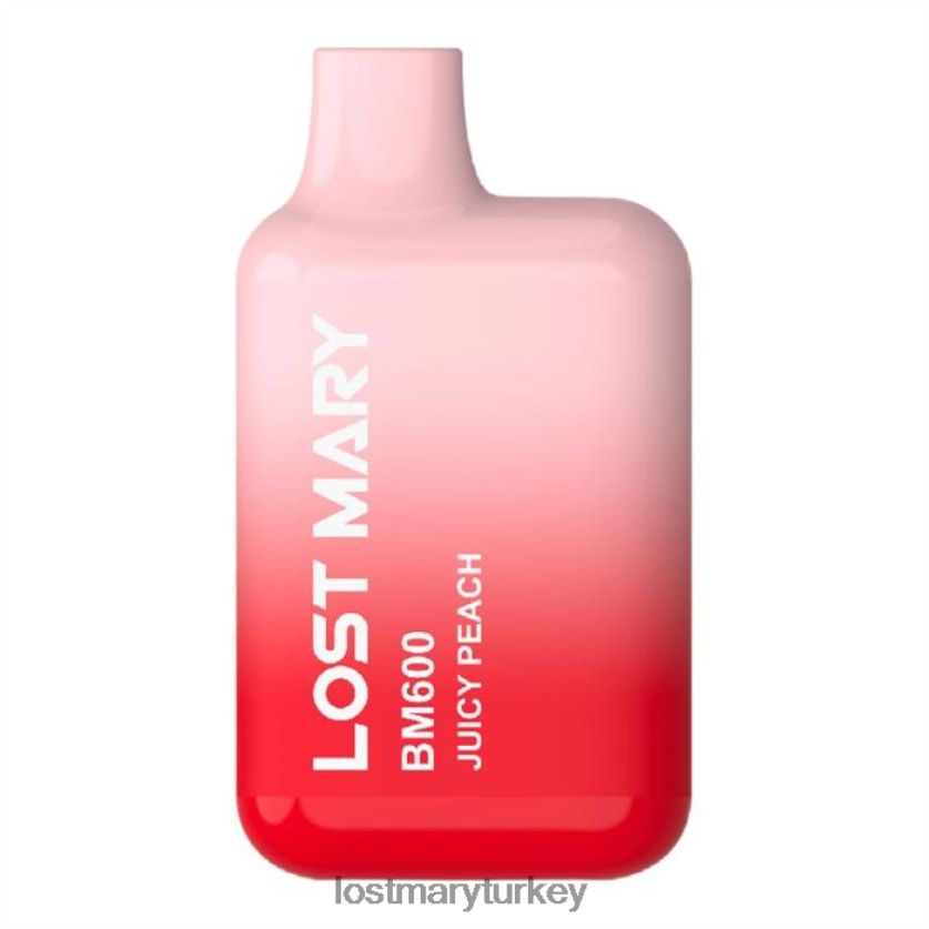 LOST MARY Online Store - kayıp mary bm600 tek kullanımlık vape sulu şeftali ZXVTXX149